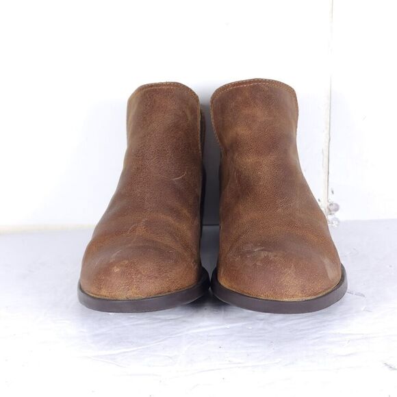 Sorel Women's Lolla II US 8,5 Brown Leather Cut-Out Ankle Booties Boots - Picture 4 of 16